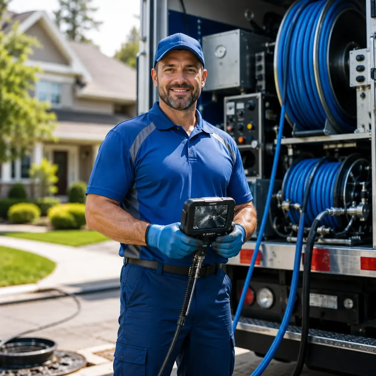 Local outdoor drain cleaning specialists in Pleasant City, OH